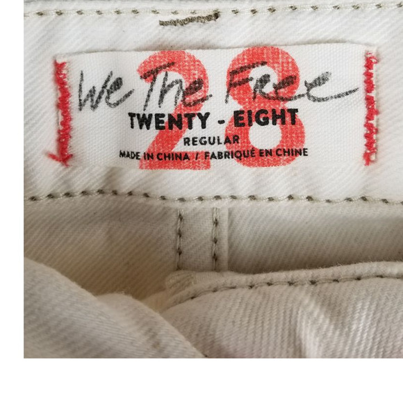 We The Free High Waisted Exposed Button Fly Closure Shorts Women 28 - Picture 5 of 6